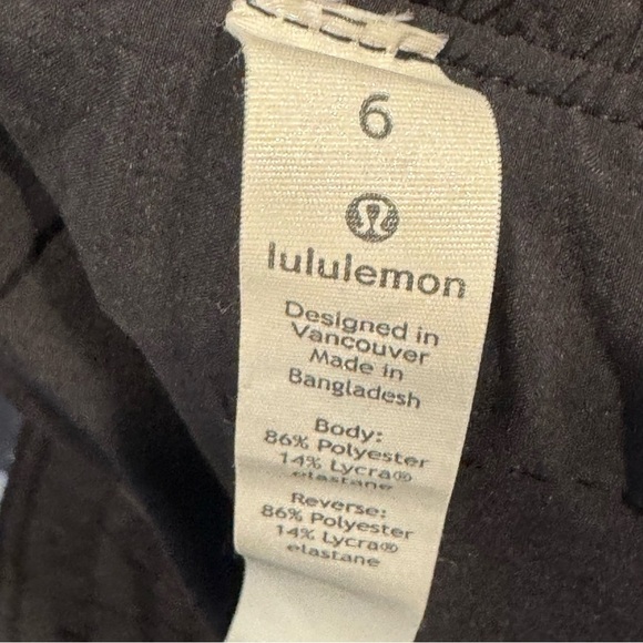 Lululemon Choose A Side 3” Shorts Womens  6 Reversible Heather Luxe Multi Black - Picture 9 of 13